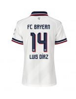 Bayern Munich Luis Diaz #14 Venkovní Dres pro Dámské 2026-27 Krátký Rukáv
